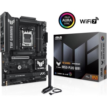 Материнская плата ASUS TUF GAMING B850-PLUS WIFI AM5 4xDDR5 4xSATA 3xM.2 HDMI DP USB-C ATX - Metoo (1)