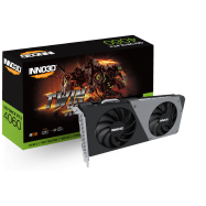 Видеокарта Inno3D GeForce RTX4060 TWIN X2, 2460MHz 8G GDDR6 128-bit HDMI 3xDP N40602-08D6-173061N