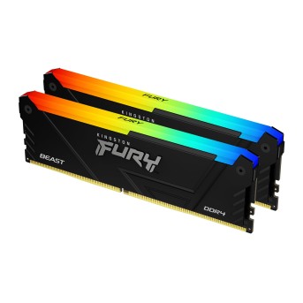 Оперативная память 32GB Kit (2x16Gb) DDR4 3200MHz Kingston FURY Beast RGB CL16 KF432C16BB12AK2/<wbr>32 - Metoo (1)