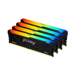 Оперативная память 64GB Kit (4x16Gb) DDR4 3200MHz Kingston FURY Beast RGB CL16 KF432C16BB12AK4/<wbr>64
