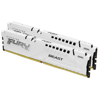 Оперативная память 32GB Kit (2x16) DDR5 6000MHz Kingston FURY Beast White EXPO C30 KF560C30BWEK2-32 - Metoo (1)
