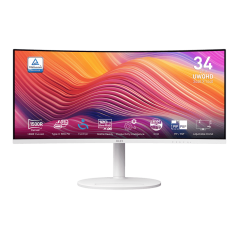 Монитор 34" MSI Modern MD342CQPW VA 3440x1440 120Hz 1ms 300cd/<wbr>m 3500:1 2xHDMI Type-C DP 2x3W