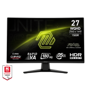 Монитор 27" MSI MAG 274CQF Rapid VA 2560x1440 180Hz 1500R 0.5ms 300cd/m 5000:1 DP 2xHDMI Type-C