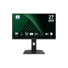 Монитор 27" MSI PRO MP275QPG IPS 2560x1440 100Hz 1ms 300cd/<wbr>m 1300:1 2xHDMI DP 2x2W Черный