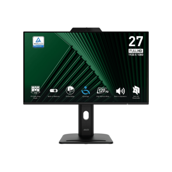 Монитор 27" MSI PRO MP272PMG IPS FHD 120Hz 1ms 300cd/<wbr>m 1500:1 WEB HDMI VGA DP 3xUSB 2x2W HAS Черный - Metoo (1)