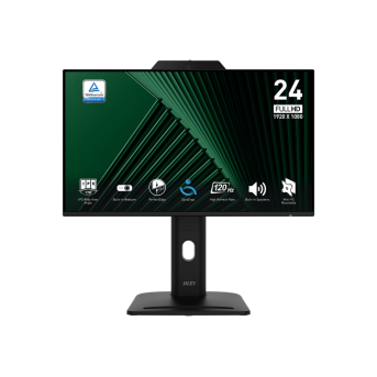 Монитор 23.8" MSI PRO MP242PMG IPS FHD 120Hz 1ms 300cd/<wbr>m 1500:1 WEB HDMI VGA DP 3xUSB 2x2W HAS Черн. - Metoo (1)