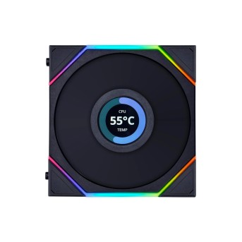 Вентилятор для корпуса Lian Li UNI FAN TL 120 LCD Wireless ARGB 120mm Black G99.12TLLCD1W1B.00 - Metoo (1)