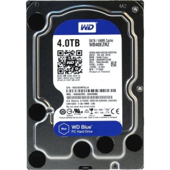 Жесткий диск HDD 4Tb Western Digital Blue SATA 6Gb/<wbr>s 64Mb 5400rpm WD40EZRZ - Metoo (1)