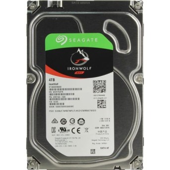 Жесткий диск для NAS систем 4Tb HDD Seagate IronWolf SATA 6Gb/<wbr>s 5900rpm 3,5" 64Mb ST4000VN008 - Metoo (1)
