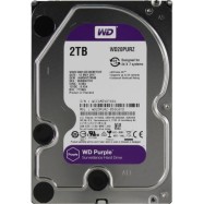 Жесткий диск для видеонаблюдения HDD 2Tb Western Digital Purple SATA 6Gb/s 64Mb 3,5" WD20PURZ