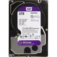 Жесткий диск для видеонаблюдения HDD 6Tb Western Digital Purple SATA 6Gb/s 64Mb 3,5" WD60PURZ
