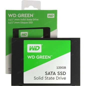 Твердотельный накопитель 120GB SSD WD GREEN 2.5” SATA3 R545Mb/<wbr>s Толщина 7мм WDS120G2G0A - Metoo (1)