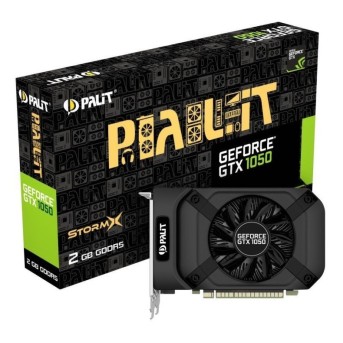 Видеокарта PALIT GTX1050 2GB GDDR5 128-bit PA-GTX1050 STORMX PA-GTX1050 (NE5105001841-1070F) в Metoo.kz - Metoo (1)