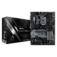 Материнская плата ASRock H370 PRO4 LGA1151 H370 4xDDR4 6xSATA3 1xUltraM.2 1xPS/2 D-Sub DVI HDMI ATX