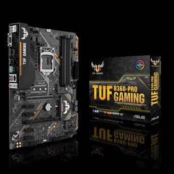 Материнская плата ASUS TUF B360-PRO GAMING LGA1151 iB360 4xDDR4 6xSATA3 2xM.2 D-Sub HDMI ATX - Metoo (1)