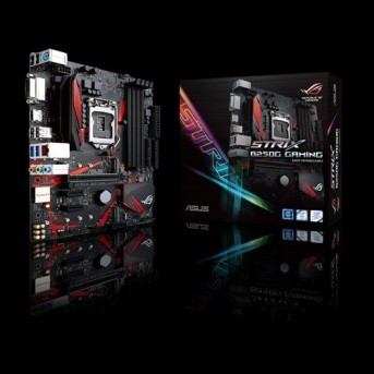 Материнская плата ASUS ROG STRIX B250G GAMING LGA1151 4xDDR4 6xSATA3 2xM.2 DVI HDMI mATX - Metoo (1)