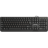 Клавиатура проводная Defender OfficeMate HM-710, (Черный), USB, ENG/RUS/KAZ, полноразмерная