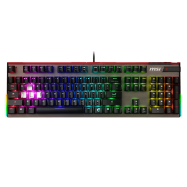 Игровая Клавиатура MSI Vigor GK80 CR RU USB 2.0/104клавиши/переключатели CHERRY MX RGB Red/кабель 2м
