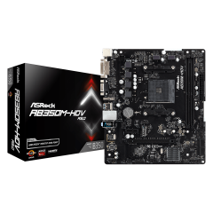 Материнская плата ASRock AB350M-HDV R4.0 AM4 2xDDR4 4xSATA3 RAID 1xUltraM.2 mATX