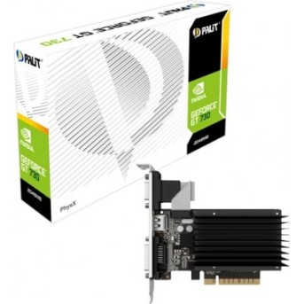 Видеокарта PALIT GT730 2Gb DDR3 64 bit VGA DVI HDMI PA-GT730K-2GD3H (NEAT7300HD46-2080H) BOX в Metoo.kz - Metoo (1)