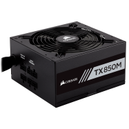 Блок питания ATX 850W Corsair TX850M, 80 PLUS Gold, Active PFC, вентилятор 14 см, CP-9020130-EU
