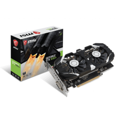 Видеокарта MSI GeForce GTX1050Ti, 4Gb GDDR5 128bit 1xDVI-D 1xHDMI 1xDP, GTX 1050 Ti 4GT OC