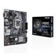 Материнская плата ASUS PRIME B360M-K LGA1151 iB360 2xDDR4 6xSATA3 1xM.2 DVI+D-Sub microATX