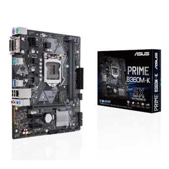 Материнская плата ASUS PRIME B360M-K LGA1151 iB360 2xDDR4 6xSATA3 1xM.2 DVI+D-Sub microATX - Metoo (1)