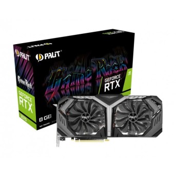 Видеокарта PALIT RTX™ 2070 GAMEROCK 8Gb GDDR6 256bit 3xDP 1xHDMI 1xUSB Type-C NE62070U20P2-1061G в Metoo.kz - Metoo (1)