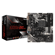 Материнская плата ASRock A320M-DVS R4.0 AM4 2xDDR4 4xSATA3 RAID D-Sub DVI mATX