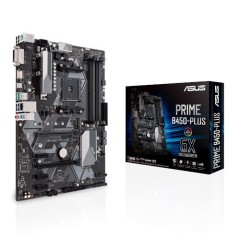 Материнская плата ASUS PRIME B450-PLUS AM4 4xDDR4 6xSATA 1xM.2 DVI HDMI RGB ATX