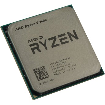 Процессор AMD Ryzen 5 2600 3,4ГГц (3,9ГГц Turbo) Pinnacle Ridge 6/<wbr>12, 3MB L2, 16 MB L3, 65W, AM4 OEM - Metoo (1)