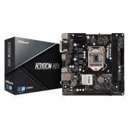 Материнская плата ASRock H310CM-HDV LGA1151 H310 2xDDR4 4xSATA3 D-Sub+DVI-D+HDMI mATX
