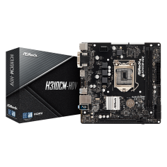 Материнская плата ASRock H310CM-HDV LGA1151 H310 2xDDR4 4xSATA3 D-Sub+DVI-D+HDMI mATX
