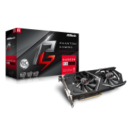 Видеокарта ASRock PHANTOM GAMING RADEON RX580 GXR 8Gb OC GDDR5 256bit 1xDVI 1xHDMI 1xDP BOX