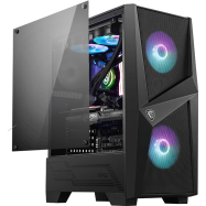 Компьютерный корпус MSI MAG FORGE 100R ATX/mATX/Mini-ITX 2x3.5", 3x2.5", 2xUSB 3.2 Gen1, Audio, Mic