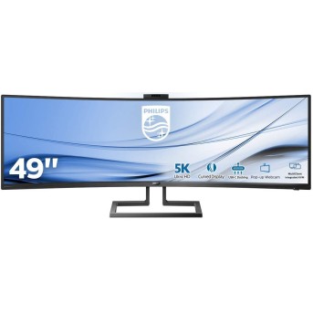 Монитор 48,8" PHILIPS 499P9H/<wbr>00 VA 5120x1440 5мс 450кд/<wbr>м2 3000:1 1xDP 2xHDMI 1xUSB-C 4xUSB3.0 Web - Metoo (1)