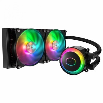 Водяное охлаждение для CPU CoolerMaster MasterLiquid ML240R RGB 230W LGA1151/<wbr>/AM4 MLX-D24M-A20PC-R1 - Metoo (1)