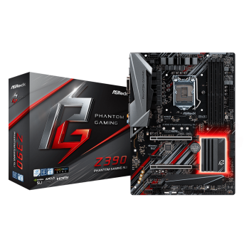 Материнская плата ASRock Z390 PHANTOM GAMING SLI 1151 4xDDR4 6xSATA RAID 2xUM.2 DVI HDMI ATX - Metoo (1)