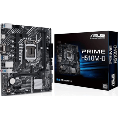 Материнская плата ASUS PRIME H510M-D LGA1200 2xDDR4 4xSATA3 M.2 D-Sub HDMI mATX