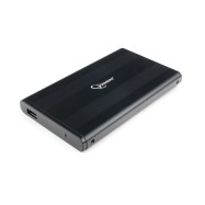 Внешний корпус 2.5" Gembird EE2-U3S-5, черный, USB 3.0, SATA, металл