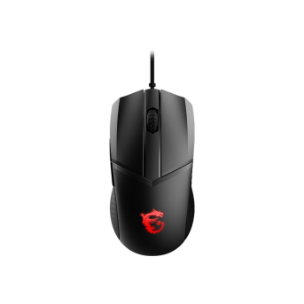 Мышь MSI Clutch GM41 LIGHTWEIGHT V2 Black GAMING Mouse RGB USB2.0 кабель 2м Вес 65г Черный - Metoo (1)