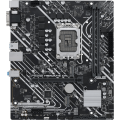 Материнская плата ASUS PRIME H610M-R D4-SI, LGA1700 2xDDR4 4xSATA3 M.2 D-Sub DVI mATX + WinH11