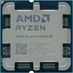 Процессор AMD Ryzen 9 9900X3D 4,4Гц (5,5ГГц Turbo) 12C/<wbr>24T 128MB L3 120W AM5 OEM 100-000001368
