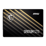 Твердотельный накопитель 240Gb SSD MSI SPATIUM S270 SATA III 2.5" R500Mb/s W450MB/s SPATIUM S270