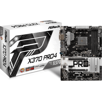 Материнская плата ASRock X370 PRO4 AM4 4xDDR4 6xSATA3 1xUM.2 1xM.2 D-Sub+DVI+HDMI ATX - Metoo (1)