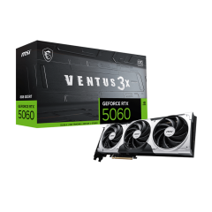 Видеокарта MSI GeForce RTX 5060 8G VENTUS 3X OC, 8G GDDR7 128bit 1xHDMI 3xDP