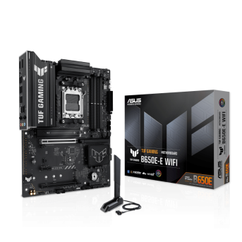 Материнская плата ASUS TUF GAMING B650E-E WIFI AM5 4xDDR5 4xSATA3 RAID 3xM.2 DP HDMI USB-C ATX - Metoo (1)