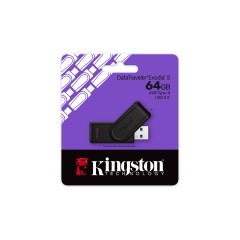 Флэш-накопитель Kingston 64Gb USB3.2 Gen1 Data Traveler Exodia S (Black)