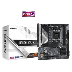 Материнская плата ASRock B650M-HDV/<wbr>M.2 AM5 2xDDR5 4xSATA3 2xM.2 HDMI DP mATX